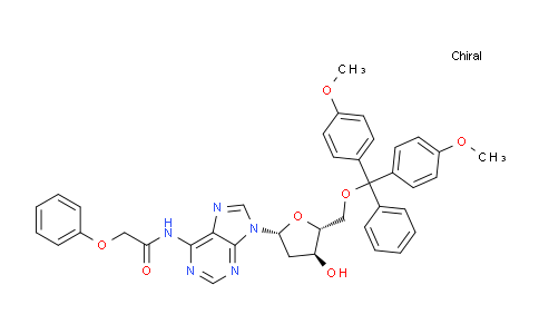 CAS No. 110522-82-2, N-(9-((2R,4S,5R)-5-((Bis(4-methoxyphenyl)(phenyl)methoxy)methyl)-4-hydroxytetrahydrofuran-2-yl)-9H-purin-6-yl)-2-phenoxyacetamide