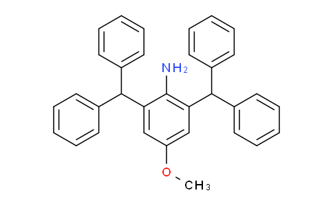 CAS No. 1416368-01-8, 2,6-bis(diphenylmethyl)-4-methoxyaniline