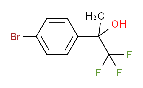 CAS No. 122243-28-1, 2-(4-Bromophenyl)-1,1,1-trifluoropropan-2-ol