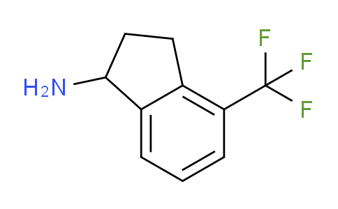 CAS No. 68755-43-1, 4-(Trifluoromethyl)-2,3-dihydro-1H-inden-1-amine