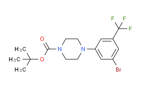 CAS No. 444727-13-3, tert-Butyl-4-[3-bromo-5-(trifluoromethyl)-phenyl]-1-piperazine Carboxylate