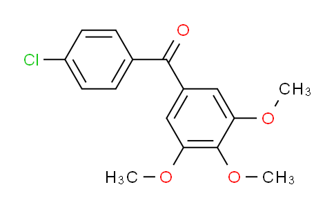 CAS No. 54094-07-4, (4-chlorophenyl)(3,4,5-trimethoxyphenyl)methanone