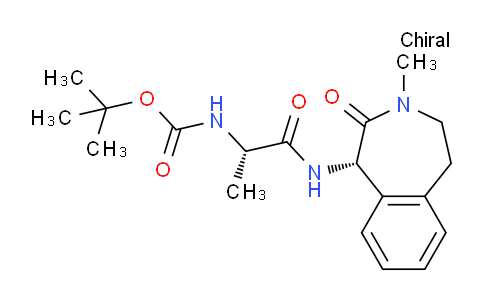 MC807580 | 253324-93-5 | Tert-Butyl(S)-1-((S)-3-methyl-2-oxo-2,3,4,5-tetrahydro-1H-benzo[d]azepin-1-ylamino)-1-oxopropan-2-ylcarbamate