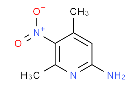 CAS No. 22934-22-1, 4,6-dimethyl-5-nitro-2-Pyridinamine