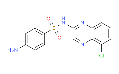 CAS No. 97919-22-7, 4-Amino-N-(5-chloroquinoxalin-2-yl)benzenesulfonamide