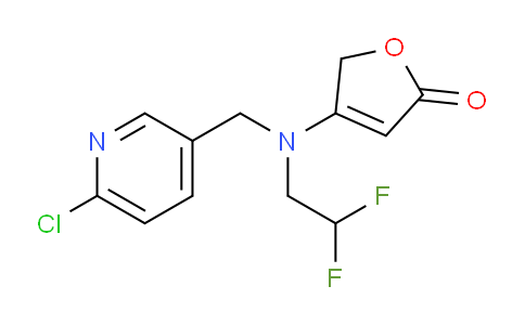 CAS No. 951659-40-8, 4-(((6-Chloropyridin-3-yl)methyl)(2,2-difluoroethyl)amino)furan-2(5H)-one