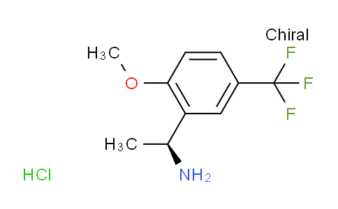 CAS No. 1213041-53-2, (S)-1-(2-methoxy-5-(trifluoromethyl)phenyl)ethan-1-amine hydrochloride