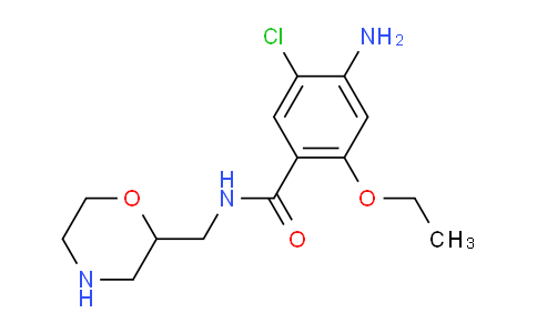 CAS No. 152013-26-8, 4-amino-5-chloro-2-ethoxy-N-((2-morpholinyl)methyl)benzamide