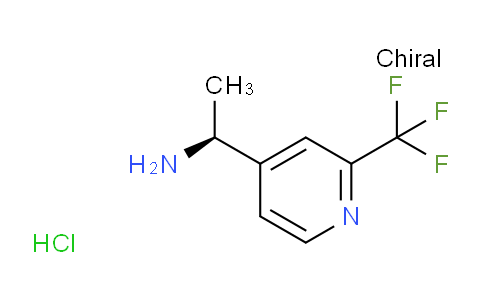 CAS No. 1344503-90-7, (S)-1-(2-(trifluoromethyl)pyridin-4-yl)ethan-1-amine hydrochloride