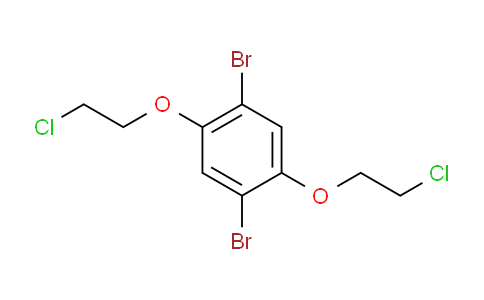 CAS No. 178557-12-5, 1,4-Bis(2-chloroethoxy)-2,5-dibromobenzene