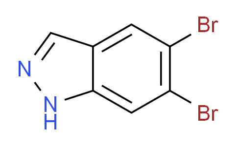 CAS No. 1781019-74-6, 5,6-Dibromo-1H-indazole
