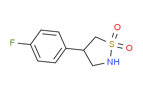 CAS No. 887129-62-6, 4-(4-Fluorophenyl)-1,2-thiazolidine-1,1-dione