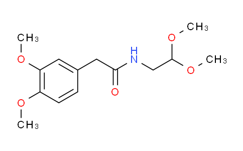 CAS No. 73954-34-4, N-(2,2-dimethoxyethyl)-2-(3,4-dimethoxyphenyl)acetamide