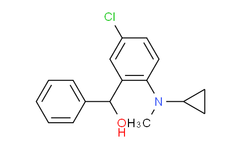 CAS No. 2096-99-3, (5-Chloro-2-(cyclopropyl(methyl)amino)phenyl)(phenyl)methanol