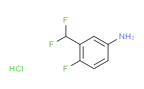 CAS No. 445303-28-6, 3-(Difluoromethyl)-4-fluoroaniline hydrochloride