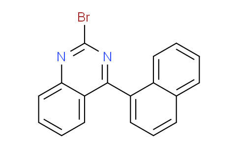 CAS No. 1442457-57-9, 2-Bromo-4-(1-naphthalenyl)-quinazoline
