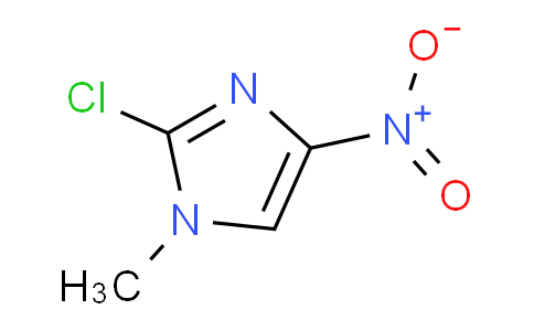 CAS No. 63634-21-9, 2-Chloro-1-methyl-4-nitroimidazole