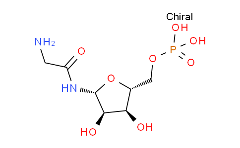 CAS No. 10074-18-7, [(2R,3S,4R,5R)-5-[(2-aminoacetyl)amino]-3,4-dihydroxyoxolan-2-yl]methyl dihydrogen phosphate