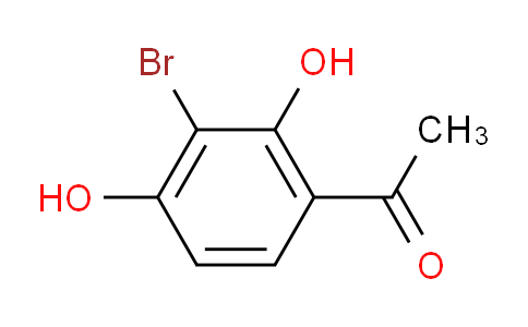 CAS No. 60990-39-8, 1-(3-Bromo-2,4-dihydroxyphenyl)ethan-1-one