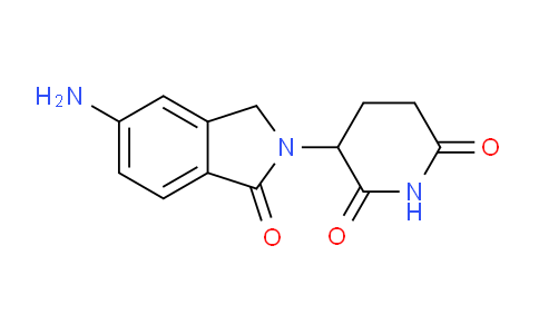 CAS No. 191732-70-4, 3-(5-Amino-1-oxo-isoindolin-2-yl)piperidine-2,6-dione