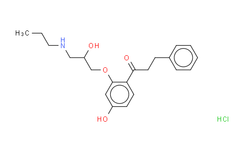 CAS No. 86383-31-5, 4-Hydroxy Propafenone Hydrochloride