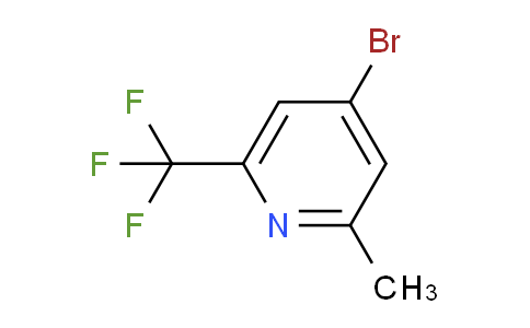 CAS No. 615580-45-5, 4-Bromo-2-methyl-6-(trifluoromethyl)pyridine