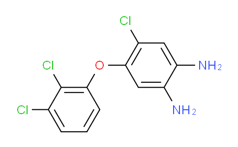 CAS No. 139369-42-9, 4-Chloro-5-(2,3-dichlorophenoxy)benzene-1,2-diamine