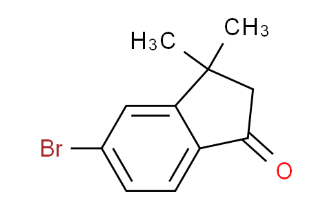 CAS No. 67159-85-7, 5-Bromo-3,3-dimethyl-2,3-dihydro-1H-inden-1-one