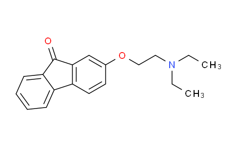 CAS No. 1734-90-3, 2-[2-(diethylamino)ethoxy]-9H-fluoren-9-one
