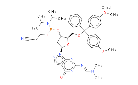 CAS No. 500891-26-9, 8-Aza-7-Deaza-2'-deoxyguanosine 3'-CE phosphoramidite