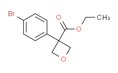 CAS No. 1370035-61-2, Ethyl 3-(4-bromophenyl)oxetane-3-carboxylate