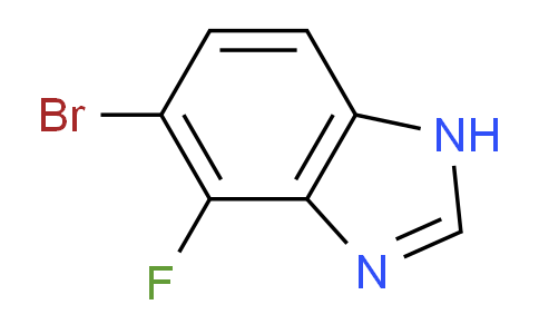 CAS No. 1008361-72-5, 5-Bromo-4-fluoro-1H-benzimidazole