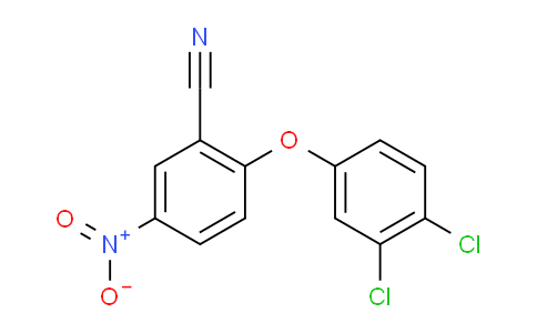 CAS No. 78940-62-2, 2-(3,4-dichlorophenoxy)-5-nitrobenzonitrile