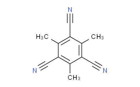 CAS No. 1206-85-5, 2,4,6-Trimethylbenzene-1,3,5-tricarbonitrile