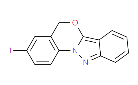 CAS No. 1004530-94-2, 3-iodo-5H-indazolo[3,2-b]benzo[d]-1,3-oxazine