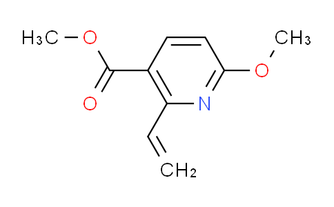 CAS No. 1384262-70-7, 6-methoxy-2-vinyl-nicotinic acid methyl ester
