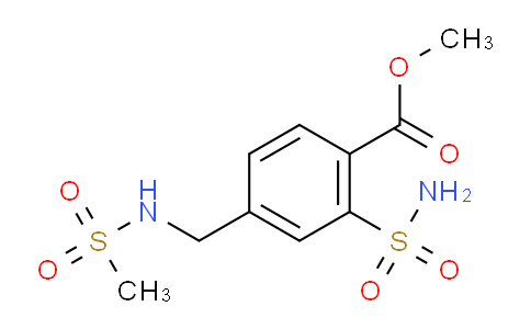 CAS No. 393509-80-3, Methyl 4-(methylsulfonamidomethyl)-2-sulfamoylbenzoate