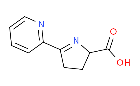 CAS No. 26927-08-2, 5-pyridin-2-yl-3,4-dihydro-2H-pyrrole-2-carboxylic acid