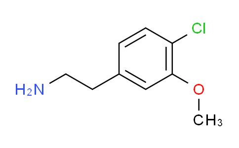 MC808089 | 96495-22-6 | 2-(4-Chloro-3-methoxyphenyl)ethan-1-amine
