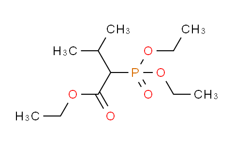 CAS No. 35051-50-4, 2-(Diethoxyphosphinyl)-3-methylbutanoic acid ethyl ester
