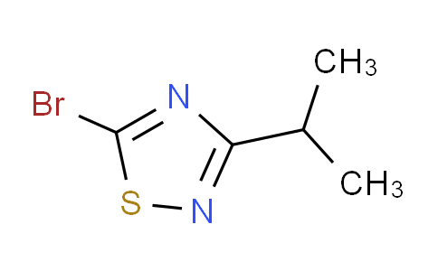 CAS No. 1032825-79-8, 5-Bromo-3-isopropyl-1,2,4-thiadiazole