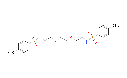 CAS No. 59945-35-6, N,N'-[1,2-Ethanediylbis(oxy-2,1-ethanediyl)]bis(4-methylbenzenesulfonamide)