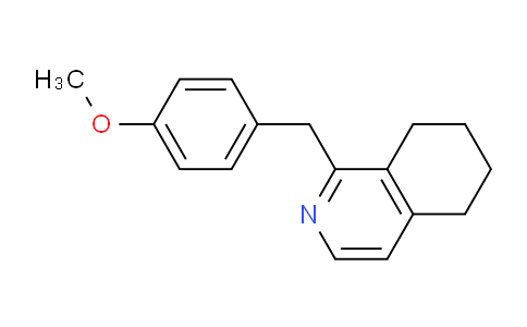 CAS No. 23974-90-5, 1-(4-Methoxybenzyl)-5,6,7,8-tetrahydroisoquinoline