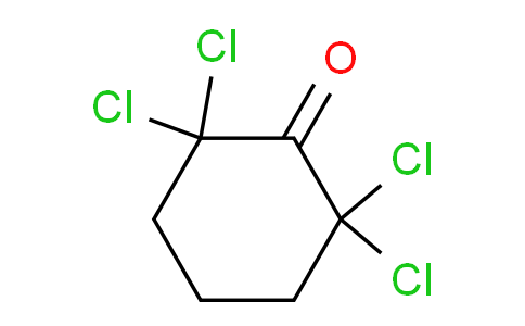 CAS No. 3776-30-5, 2,2,6,6-tetrachlorocyclohexan-1-one
