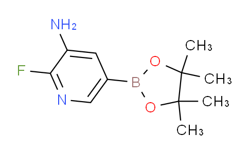 CAS No. 1257554-30-5, 2-Fluoro-5-(4,4,5,5-tetraMethyl-1,3,2-dioxaborolan-2-yl)pyridin-3-amine