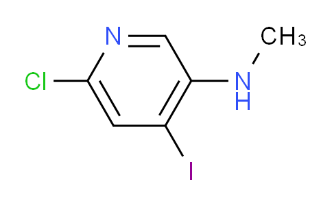 CAS No. 825643-59-2, 6-Chloro-4-iodo-N-methylpyridin-3-amine