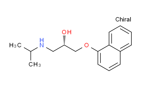CAS No. 4199-09-1, (S)-1-(isopropylamino)-3-(naphthalen-1-yloxy)propan-2-ol
