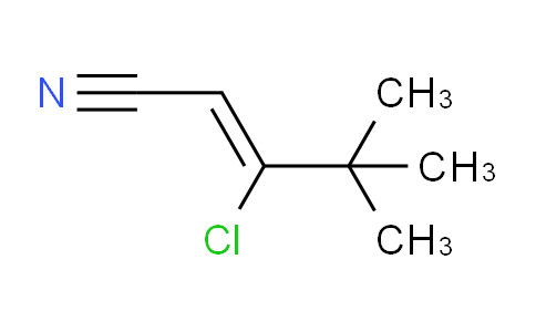 CAS No. 216574-58-2, 3-Chloro-4,4-dimethyl-pent-2-enenitrile