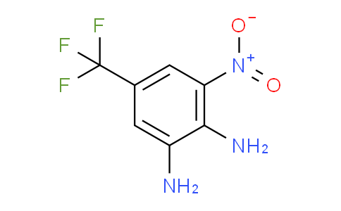 CAS No. 2078-01-5, 3-nitro-5-(trifluoromethyl)benzene-1,2-diamine