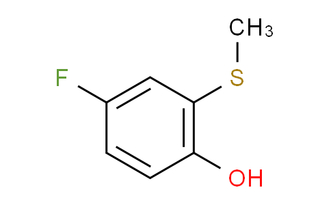 CAS No. 90033-52-6, 4-Fluoro-2-(methylthio)phenol